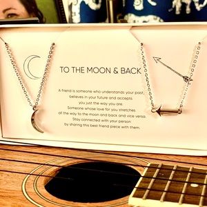 🆕 Gemma Simone To the Moon and Back necklace pair